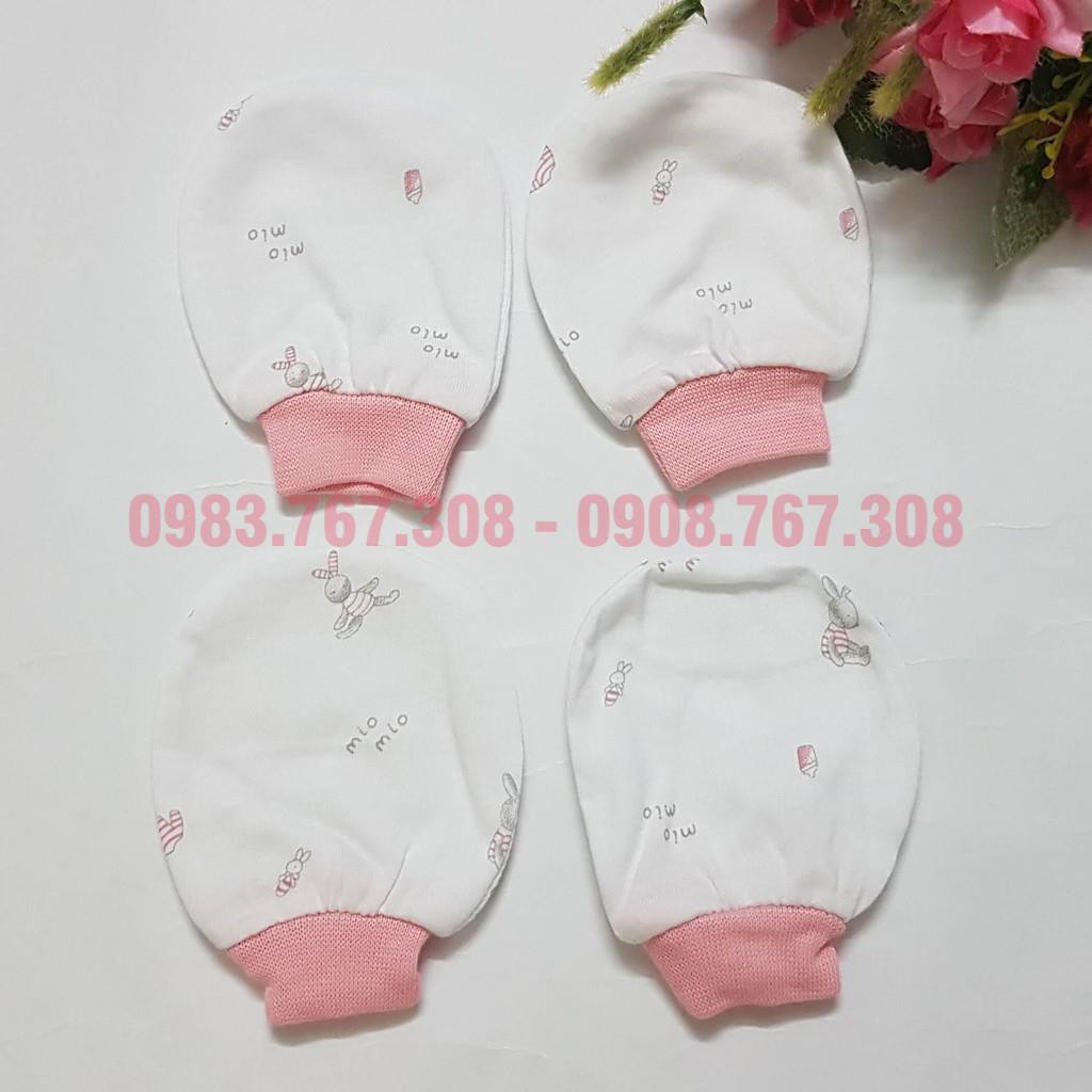 Sét 2 Đôi Bao Tay MioMio Cotton Cho Bé Sơ Sinh (2 Đôi Bao Tay Mio / 1 Gói) - MIO Việt Nam - BTT00132