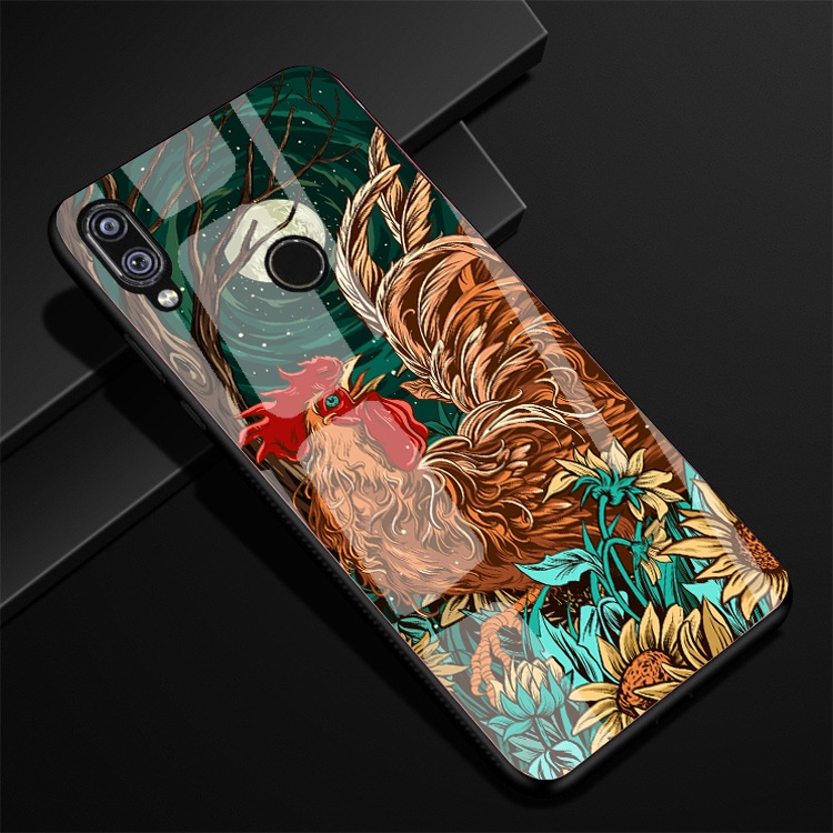 Ốp Lưng HUAWEI Y9 2019 mặt kính cường lực cao cấp thiết kế Độc Quyền