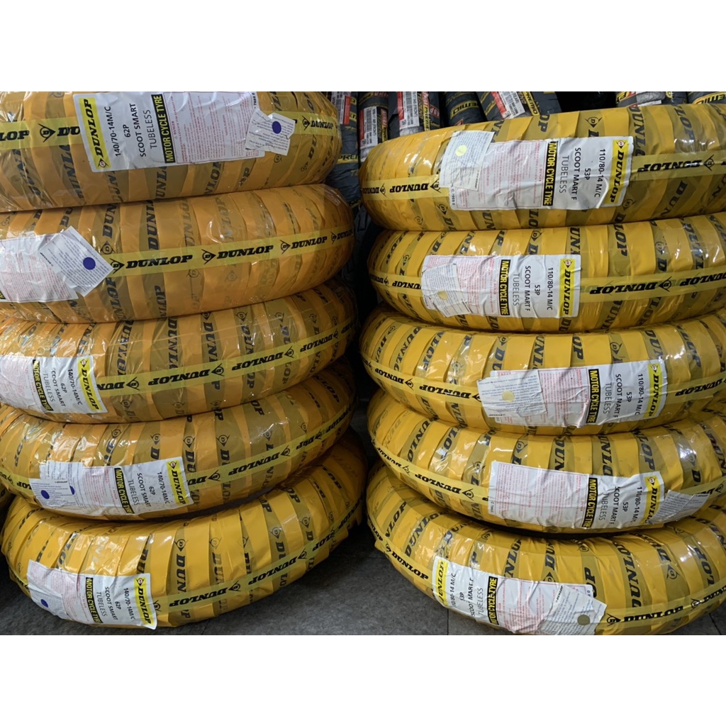 Lốp Dunlop 110/80-14 và 140/70-14 ScootSmart dùng cho xe Yamaha NVX