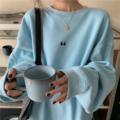 Áo Khoác Hoodie Mỏng Dáng Rộng Kiểu Hàn Quốc Thời Trang Xuân Thu Cho Nữ