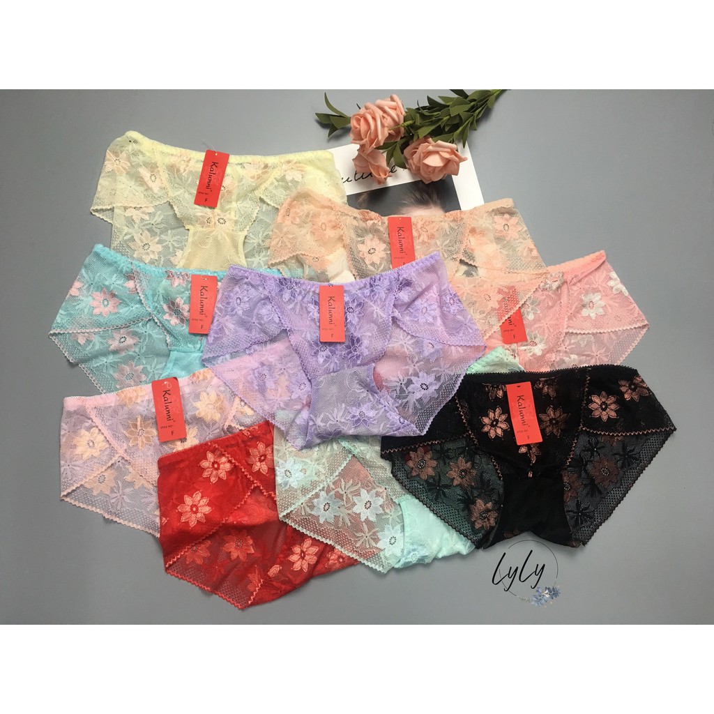 COMBO 10 Quần lót nữ ren hoa mềm mại sexy - QL089 | BigBuy360 - bigbuy360.vn