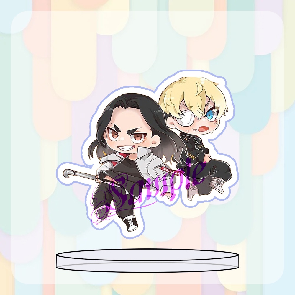 ( MINI ) Mô hình Standee TOKYO REVENGERS KỊCH TRƯỜNG CỦA TAKEMICHI anime chibi mica trưng bày