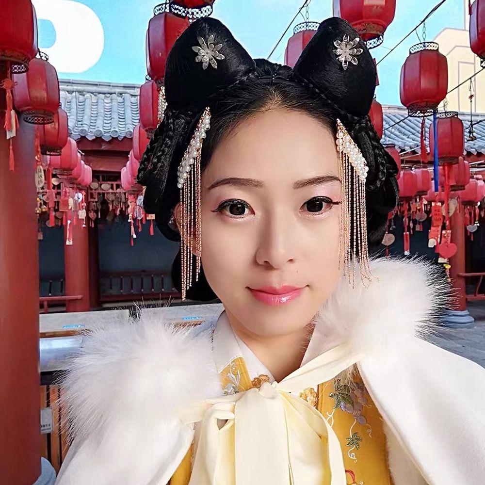 Trâm Cài Tóc Cô Dâu Nhiều Màu Sắc Kiểu Cổ Điển Hàn Quốc