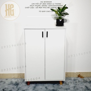 FREE SHIP- [GIẢM SHOCK]_ Tủ giày gỗ mdf phủ melamone chống trầy xước, DxSXC: 60x30x90cm - Hàng chính hãng