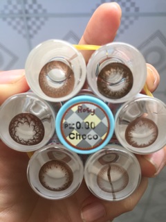 Lens màu chocco không độ 55k