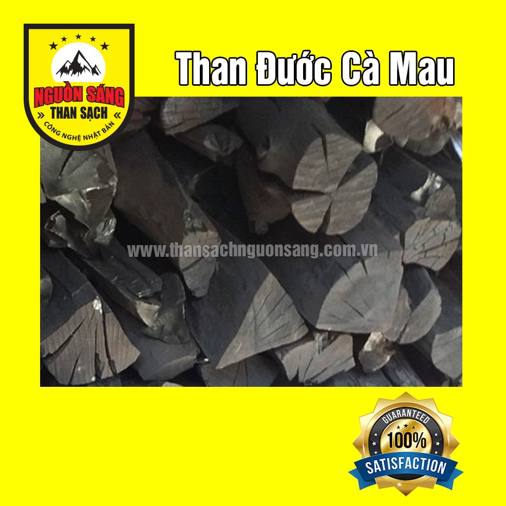 Than củi Đước (Than Hoa) (5kg), Than củi uy tín tại TP.HCM. Giao hàng nhanh