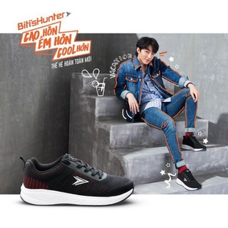 Giày thể thao nam nữ cao cấp Bitis Hunter Core – 2K18 – CHARCOAL BLACK DSWH - DSMH00300DEN
