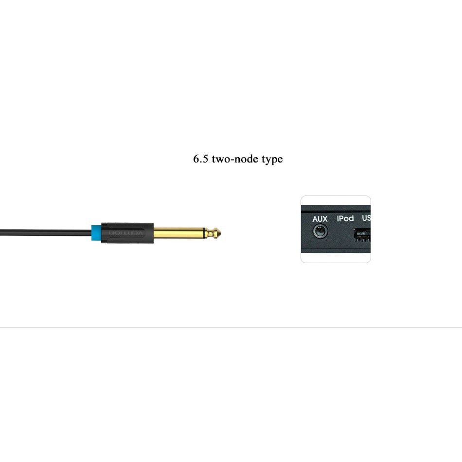 dây cáp âm thanh 6.5 mono Vention BAAB