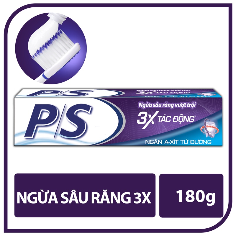 P/S kem đánh răng trà xanh 180g .