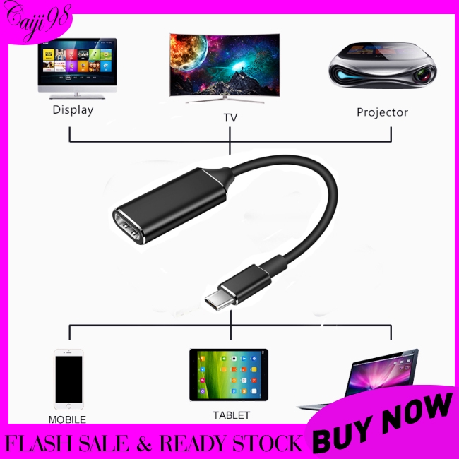 USB Type C to HDMI Adapter USB 3.1  to HDMI Adapter Male to Female Converter for MacBook2016/Huawei Matebook/Smasung S8