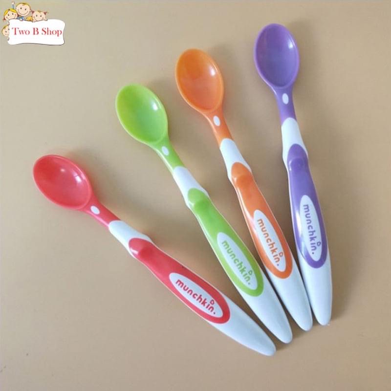 Muỗng Thìa mềm Munchkin 6 cái cho bé ăn dặm [100% Chính hãng]