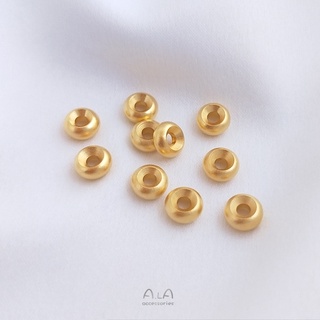 [1 sản phẩm]°Cát Vàng Màu Sắc Mạnh Bảo Quản Bánh Xe Hạt Miếng Đệm Hạt Wenwan Phụ Kiện diy Handmade Đính Hạt Vòng Tay Miếng Đệm Vòng Tay Chất Liệu