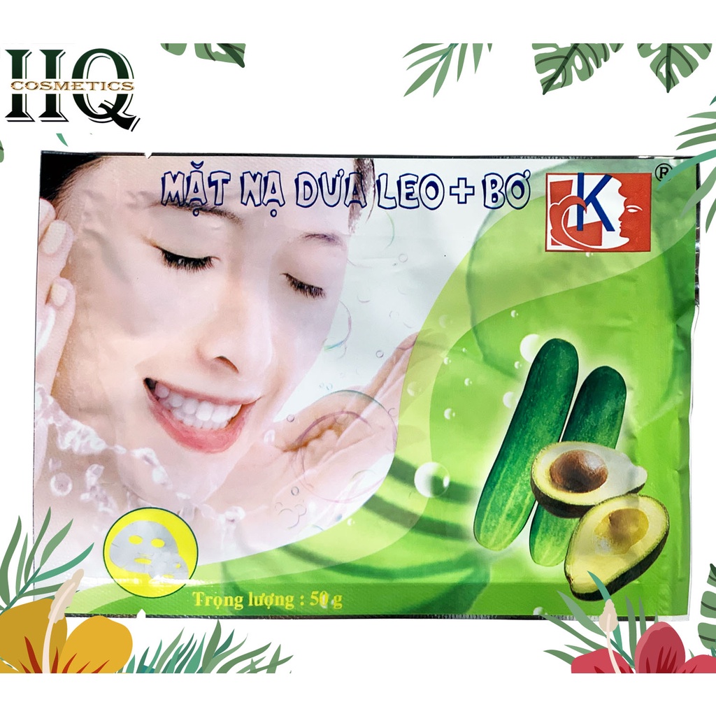Đắp Mặt Nạ Dưỡng Trắng Da,Giảm Mụn LK 50g Có 7 Vị Lô Hội, Trái cây, Dâu tây, Dưa leo, Cà chua chanh, Ngọc Trai, Tam thất