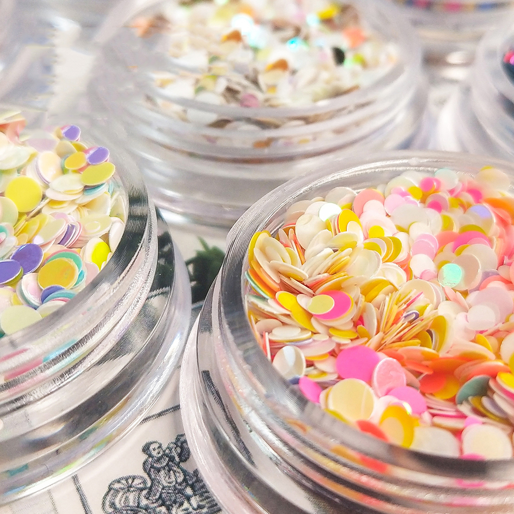 [Hàng mới về] Hộp sequin trang trí móng tay nghệ thuật