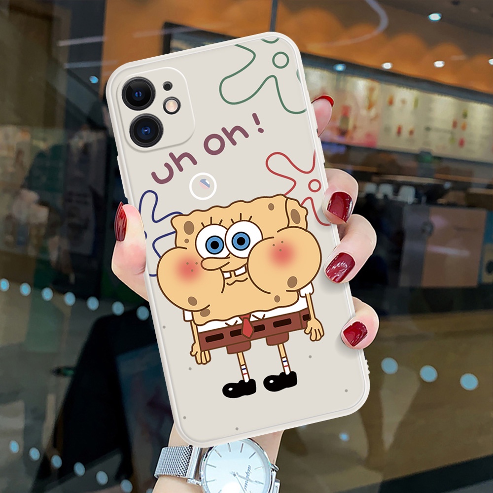 Ốp Điện Thoại Hình spongebob Cho vivo y20 y12s y19 y11  y12 y20s y12s y5s y17 y15 y3 y20i vivo u3 u10 v20 pro s7 s7t