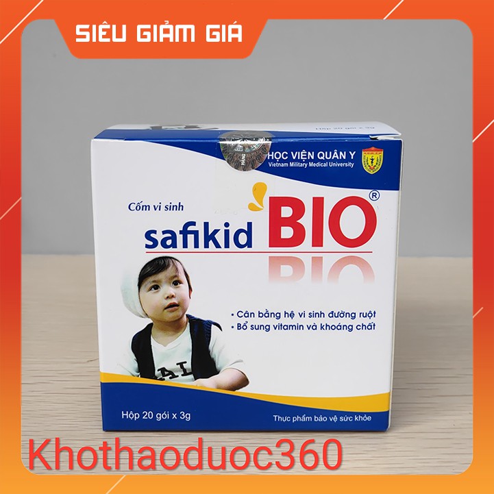 Cốm Vi sinh SafiKid BIO - Học viện quân y