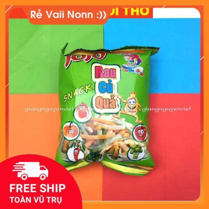 - Bim bim Snack Rau củ Quả JOJO gói 38g/gói