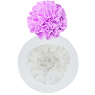Khuôn rau câu silicon 3D hoa mẫu đơn
