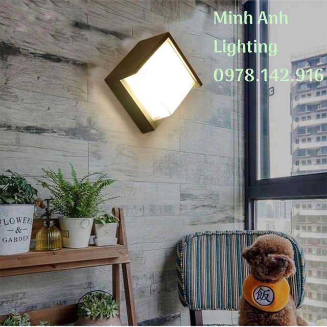 Đèn LED Gắn Tường Ốp Tường Trong Nhà Ngoài Trời VNT604A 10W 3500k - Minh Anh Lighting