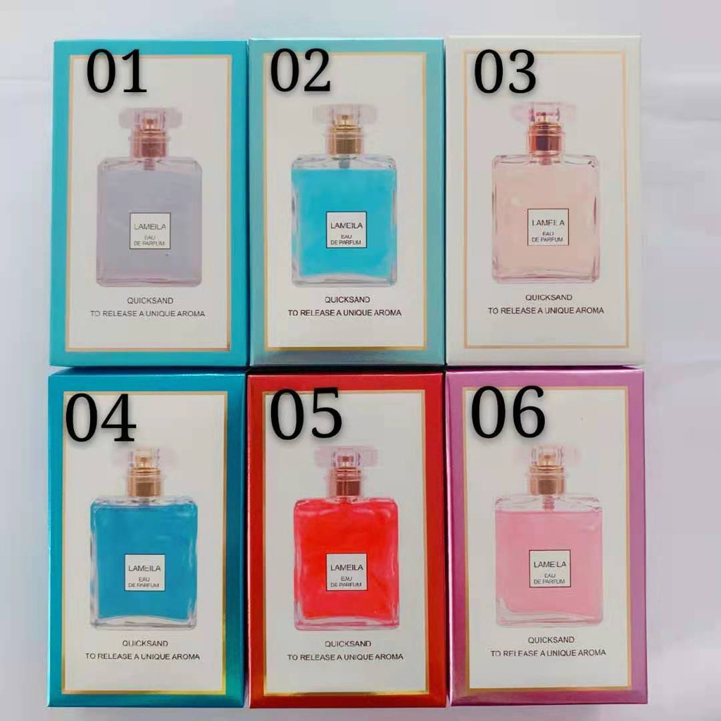 (Bán Buôn) Nước Hoa Hương Tự Nhiên Lameila Quicksand Series Perfume, Xịt Thơm Toàn Thân Body Mist Lameila NH4