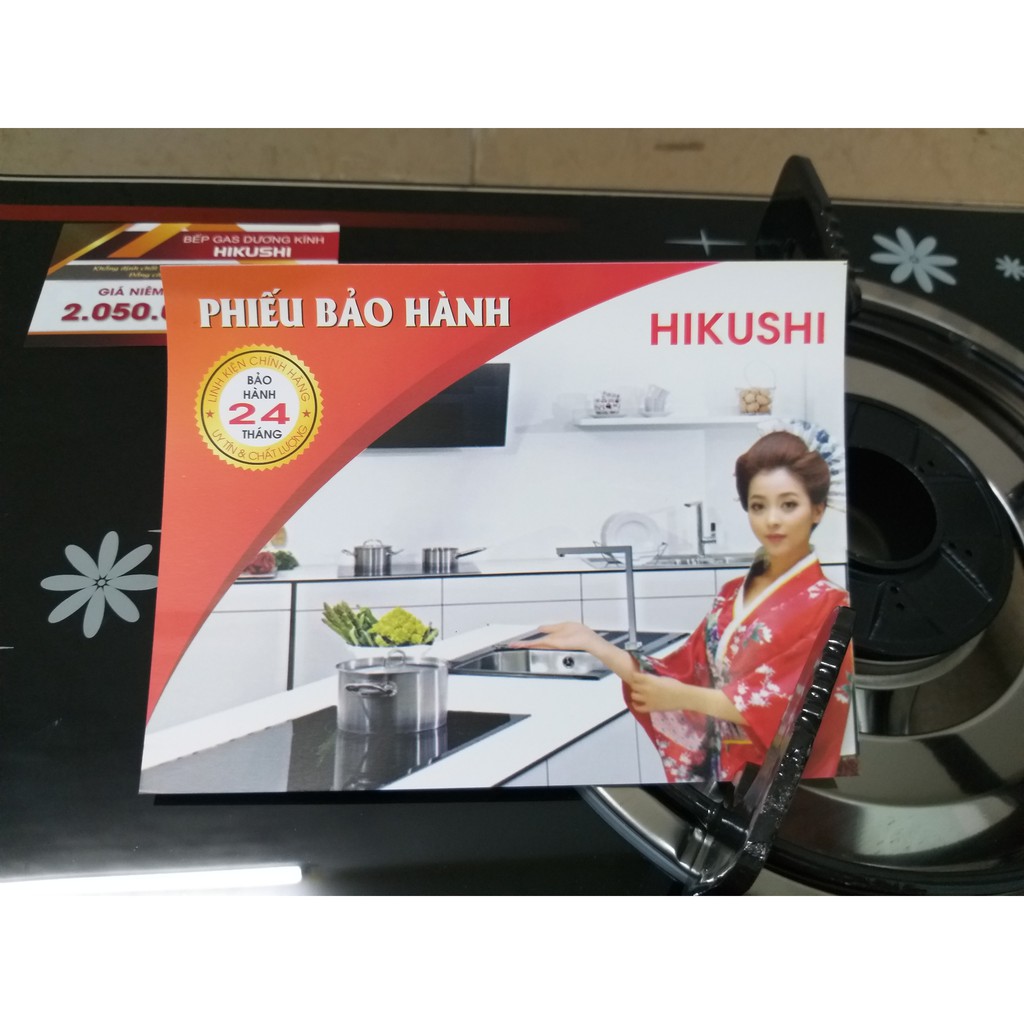 [Mã 267ELSALE hoàn 7% đơn 300K] bếp gas mặt kính [CAO CẤP] HIKUSHI KSM technology Japan