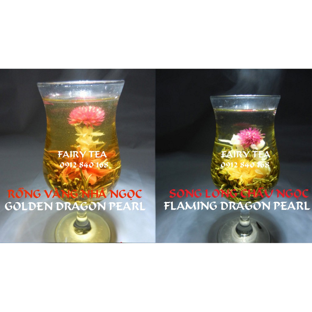 HỘP TRÀ NỞ HOA NGHỆ THUẬT FAIRY TEA  BEAUTIFUL BLOOMING  FLOWER TEA 16 TEA BALLS