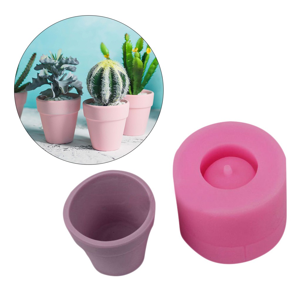 Khuôn silicone làm chậu cây 3d tiện lợi