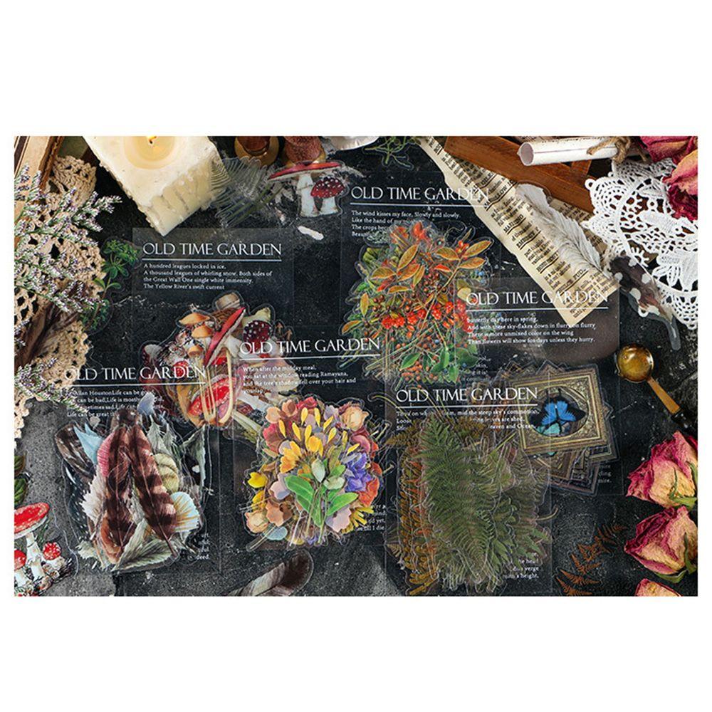 Sticker Giấy Dán Trang Trí Chủ Đề Vườn Hoa Mới