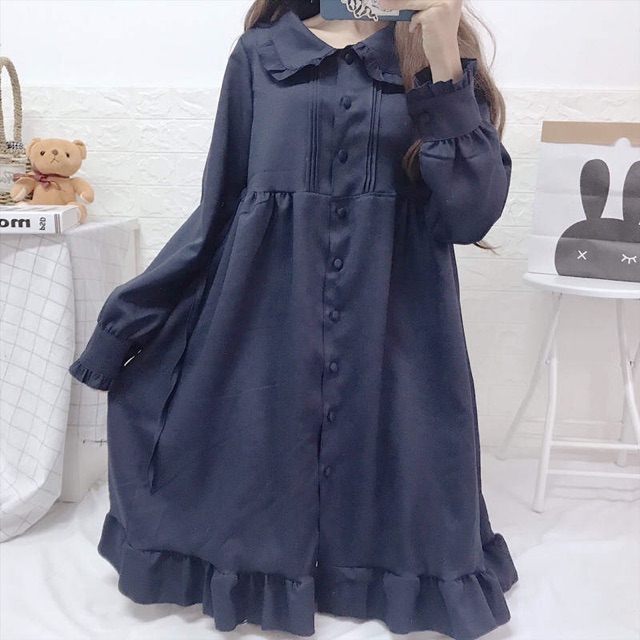 [CÓ SẴN] Váy / Đầm Lolita Nhật Bản Cổ Nấm Ulzzang(có ảnh thật+video) | BigBuy360 - bigbuy360.vn
