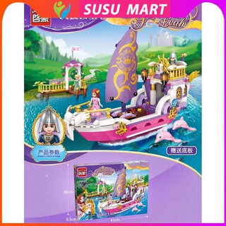 Xếp hình lego du thuyền của công chúa LEAH – ENLIGHTEN 2609 SuSu Mart