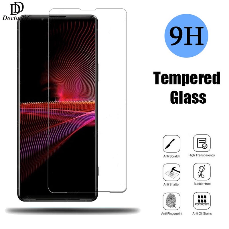 9H 2.5D Kính cường lực Cho Sony Xperia 1 5 10 IV III Pro-I XZ2 XZ1 XZ2 XZ3 XZS XZ XA1 Plus Premium Compact XA1 XA2 Ultra L3 L1 4G 5G 2022