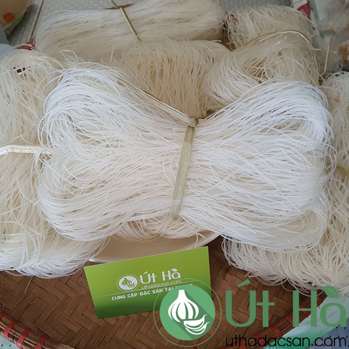 Bún Gạo Khô  Bịch 250gr Sợi Bún Dai Tươi Ngon Giữ Nguyên Hương Vị Truyền Thống - Út Hà Đặc Sản