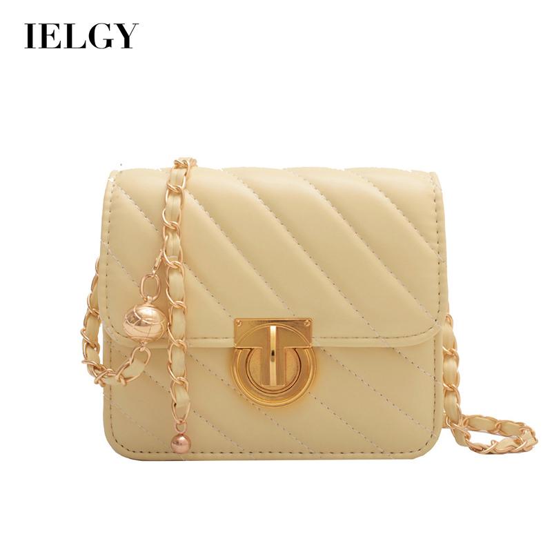 Túi xách đeo vai IELGY dáng vuông nhỏ sang trọng thời trang cho nữ với nhiều màu tùy chọn