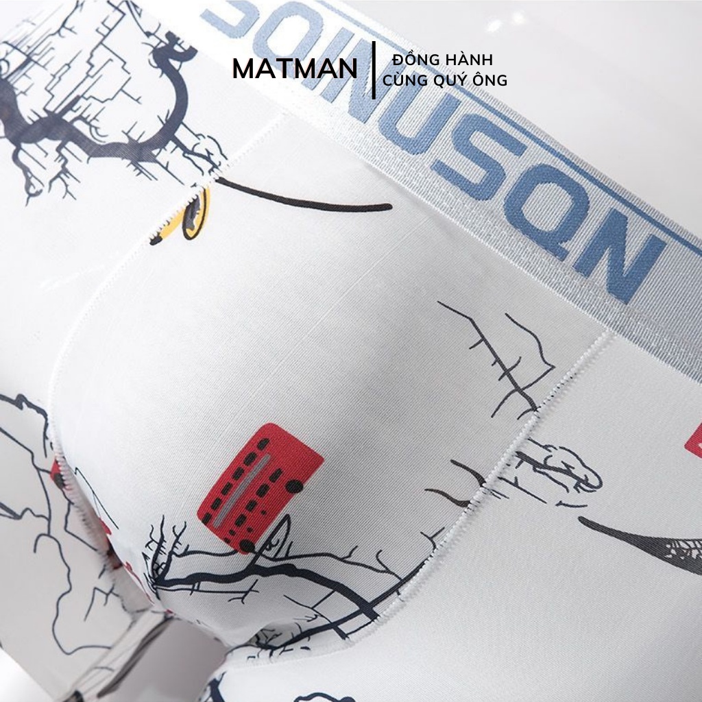 Quần lót nam thun lạnh quần sịp boxer MATMAN M L XL thoáng mát