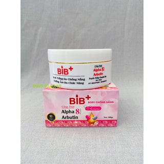 Kem BIB Trắng Da TOÀN THÂN Chống Nắng Dưỡng Ẩm Đa Chức Năng 200gr BODY Truyền trắng chuyên sâu