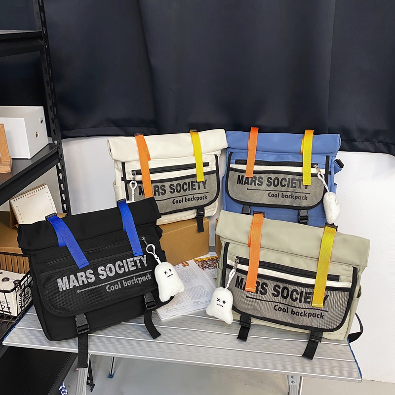 Balo PRETTYZYS 15.6 inch sức chứa lớn phong cách ulzzang Hàn Quốc 2022 cho nam và nữ