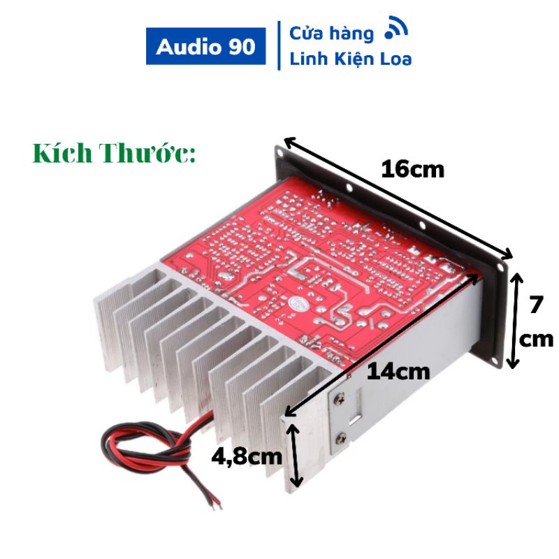 Mạch khuếch đại siêu trầm 12v - 24v chơi bass 25