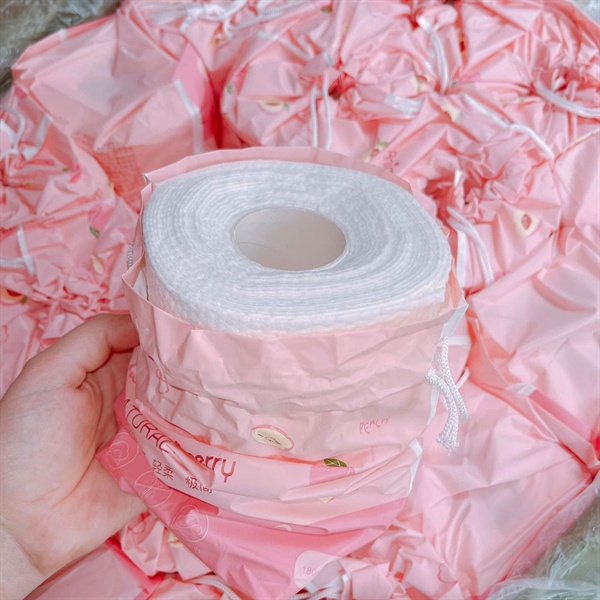 KHĂN LAU MẶT DÙNG 1 LẦN 100% BÔNG TỰ NHIÊN ANIMERRY - CUỘN KHĂN GIẤY ANIMERY LAU MẶT ĐA NĂNG