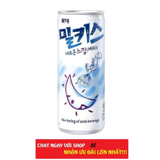 Nước SODA MILKIS LOTTE HÀN QUỐC lon 250ml