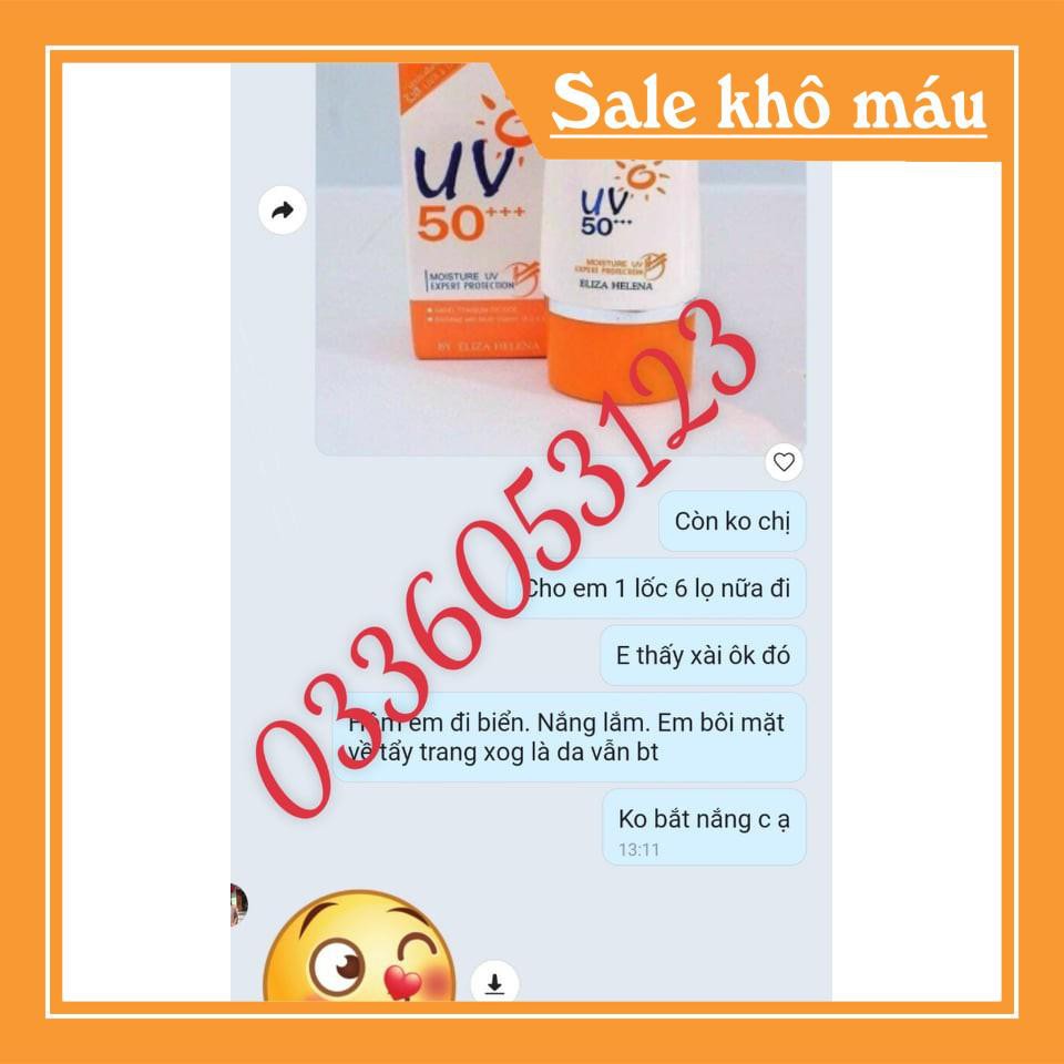 Xã Kho -  Kem chống nắng UV 50+++ Eliza Helena Thái Lan 30g