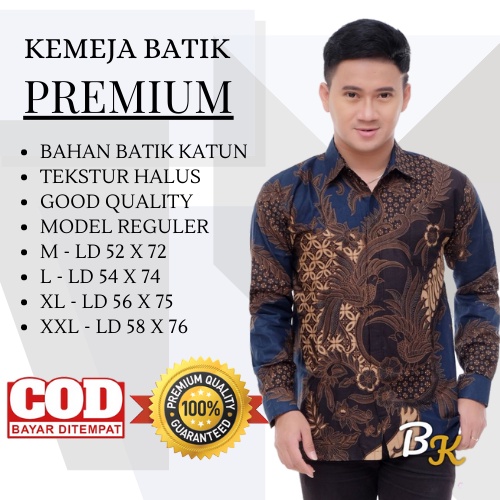 Áo Sơ Mi Batik Nam Dài Tay Mới Nhất Distro Batik 2021 Regular Fit Cassual