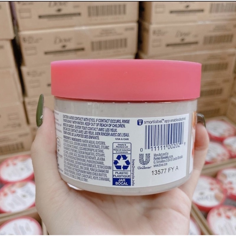 TẨY DA CHẾT TOÀN THÂN DOVE 298g CHUẨN MỸ