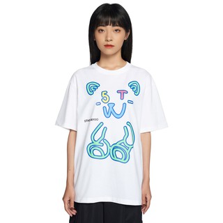 5THEWAY® /teddy bear/ NEW TEE™ in WHITE aka Áo Thun Trắng Tay Ngắn