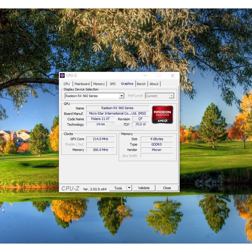 Card Màn Hình Msi Rx560 4gb Mới 98% nguyên zin
