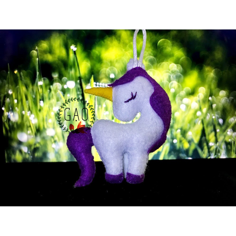 Móc khoá, treo nôi Kỳ Lân - handmade siêu cute