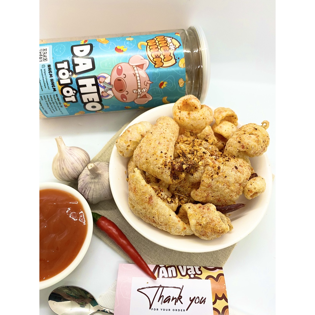 Da heo tỏi ớt Nhem Nhem 150g Đồ ăn vặt Hà Nội vừa rẻ vừa ngon | BigBuy360 - bigbuy360.vn