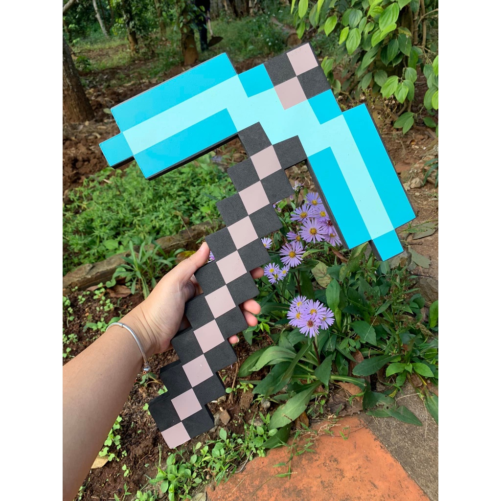 Mô hình đồ chơi minecraft bằng xốp | Baystore