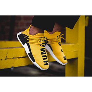 Giày Adidas NMD Human Race Yellow Black