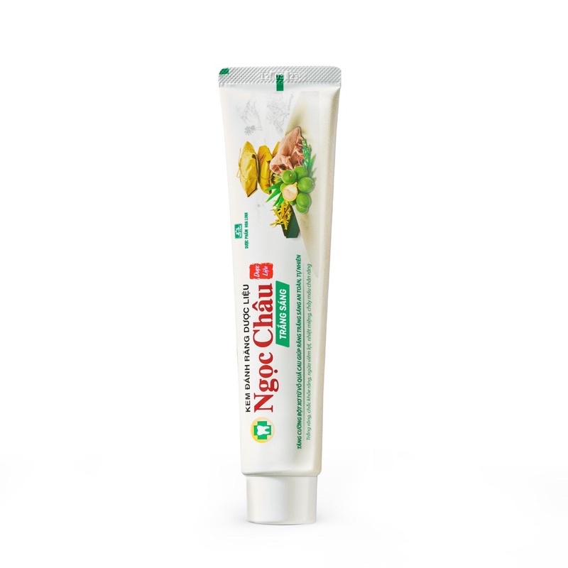 kem đánh răng dược liệu Ngọc Châu trắng sáng 170g