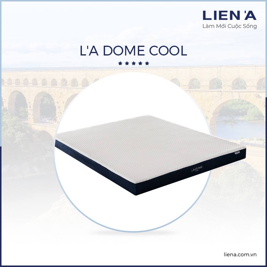 Nệm Cao Su Thiên Nhiên Liên Á LaDome Cool